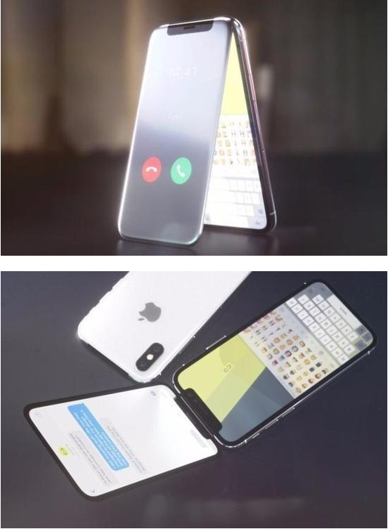 iPhone X Flip: iPhone X Clamshell with Two Screens