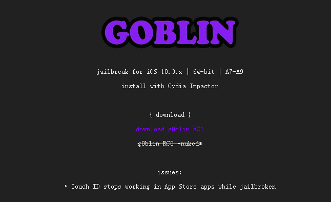 G0blin iOS 10.3.3 Jailbreak IPA Officially Released