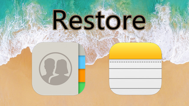 How to Restore Contacts / Notes From Damaged Backup Files?