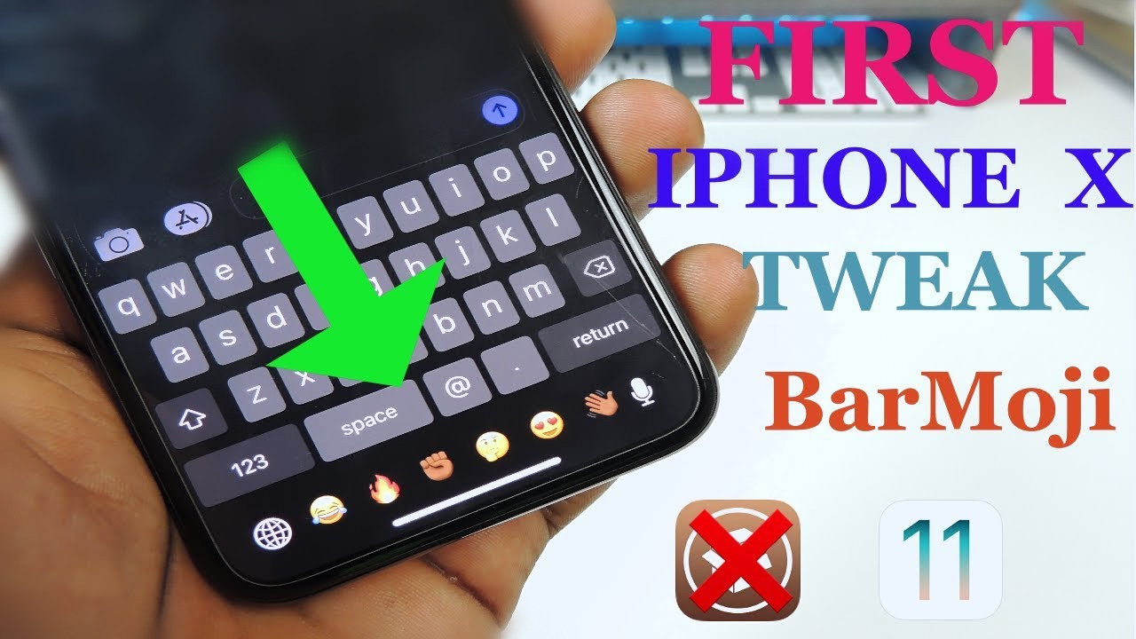Barmoji: Add Emojis on iPhone X’s Space Under the Keyboard