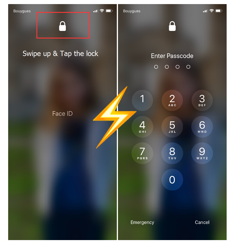 How to Quickly Show the Passcode Keypad on iPhone X ?