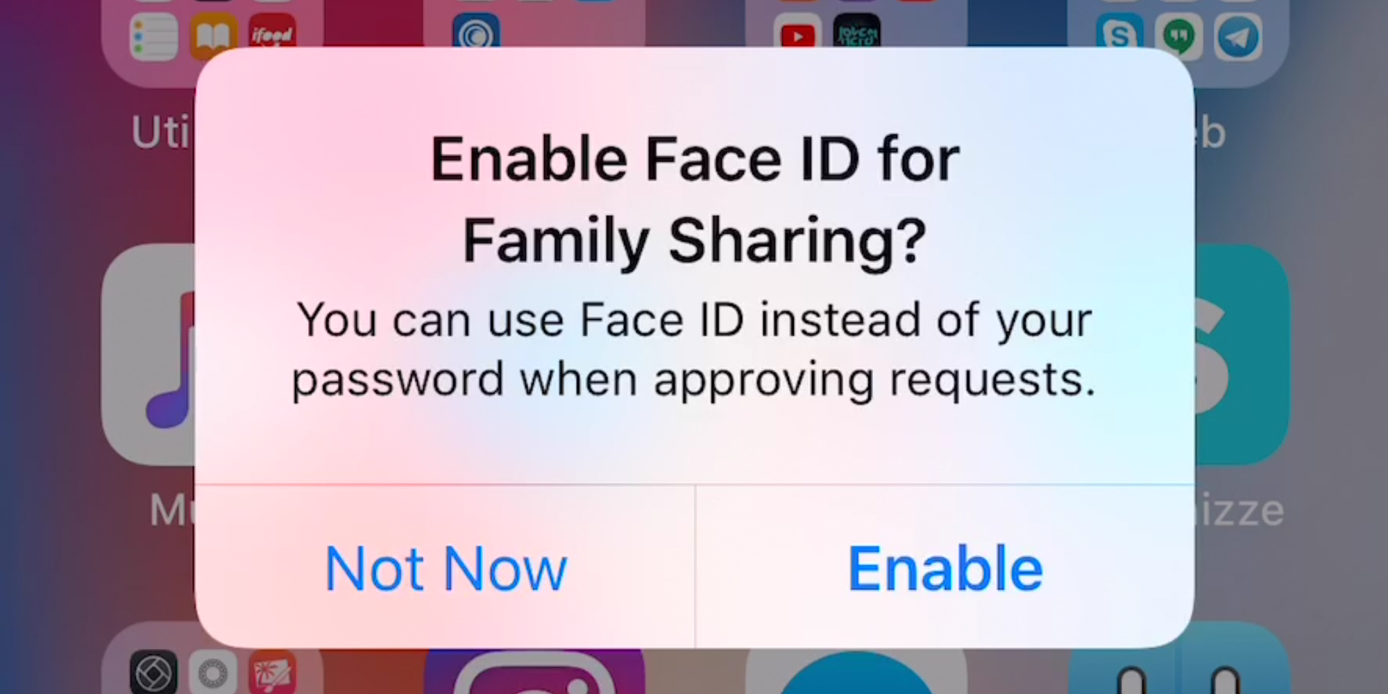 iOS 11.3 Will Allow Parents to Approve Family Purchases Using Face ID