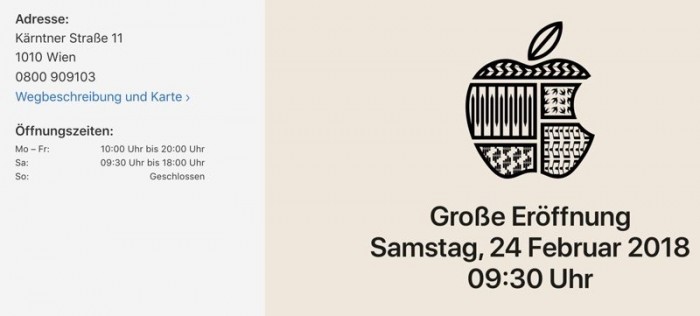 Apple to Open New Retail Store in Vienna, Austria on February 24