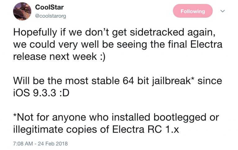 CoolStar Says Electra Public Release Could Drop This Week
