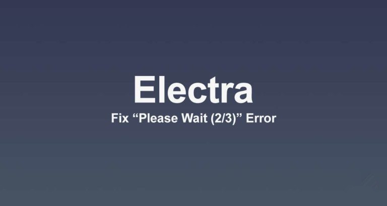 How to Fix Stuck on “Please Wait (2/3)” Electra Error During iOS 11 Jailbreak?