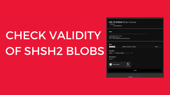  Advanced Method to Check Validity of SHSH2 Blobs