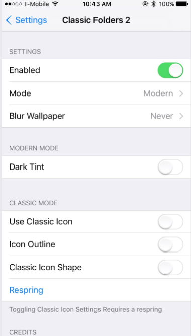 ClassicFolders 2 Tweak Brings iOS 6 Inspired Folder Style to iOS 11