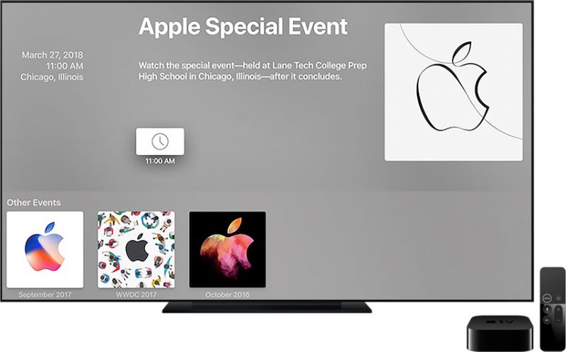  Apple's March 27 Event Won't Be Live Streamed