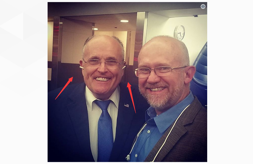 Look at Rudy Giuliani Wearing His Apple AirPods Completely Wrong
