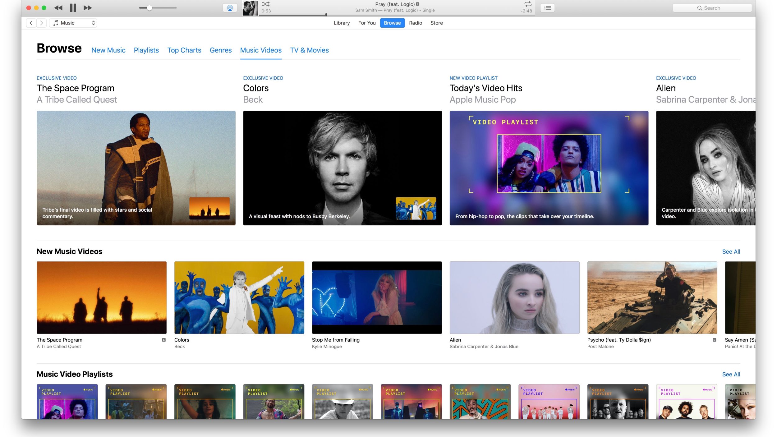 Apple Releases iTunes 12.7.4 With New ‘Music Videos’ Section 