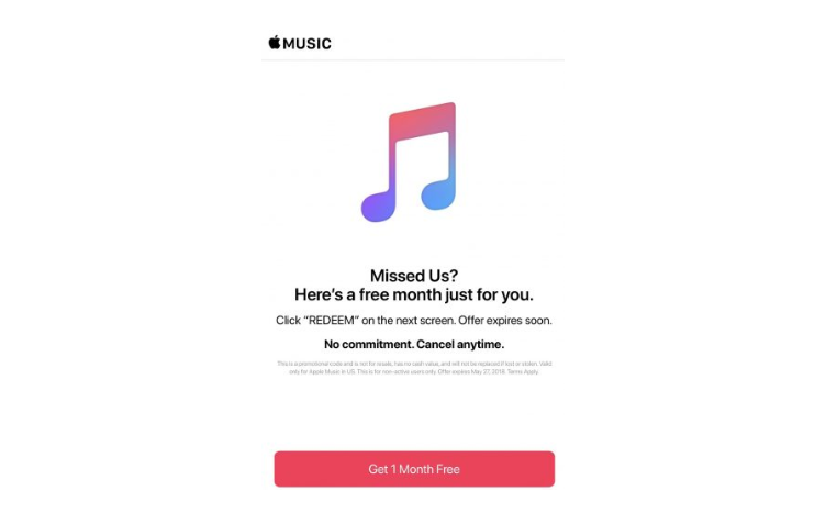 Apple Music Offering Extra Free Month to Trial