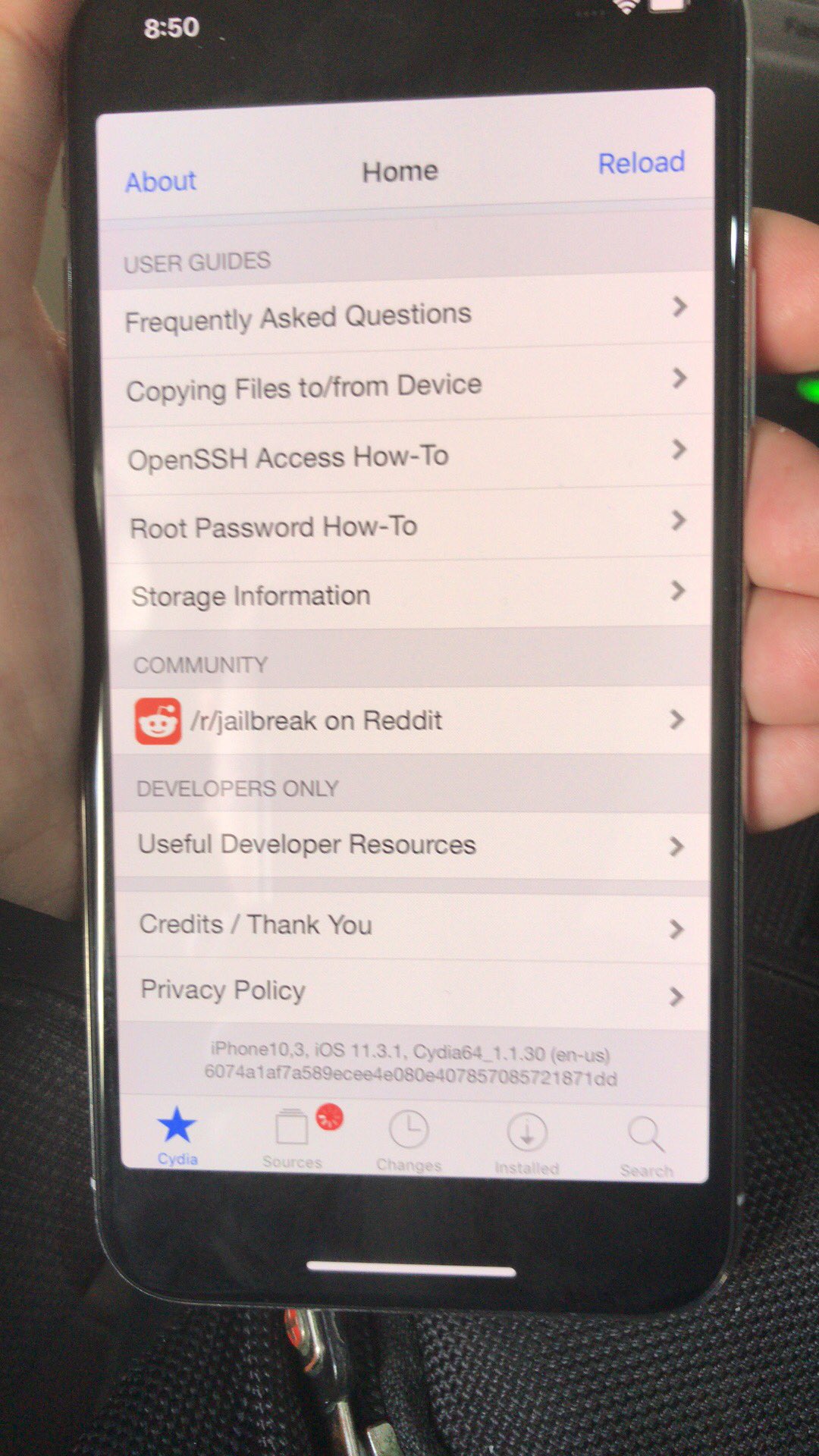 KeenLab Demos a Jailbroken iPhone X with iOS 11.3.1