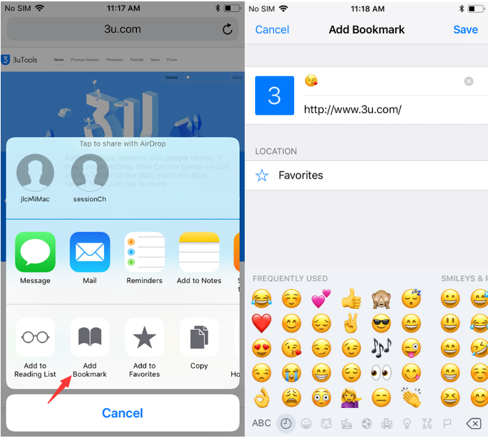 How to Use Emoji Labels in Safari’s Favorites Bar?