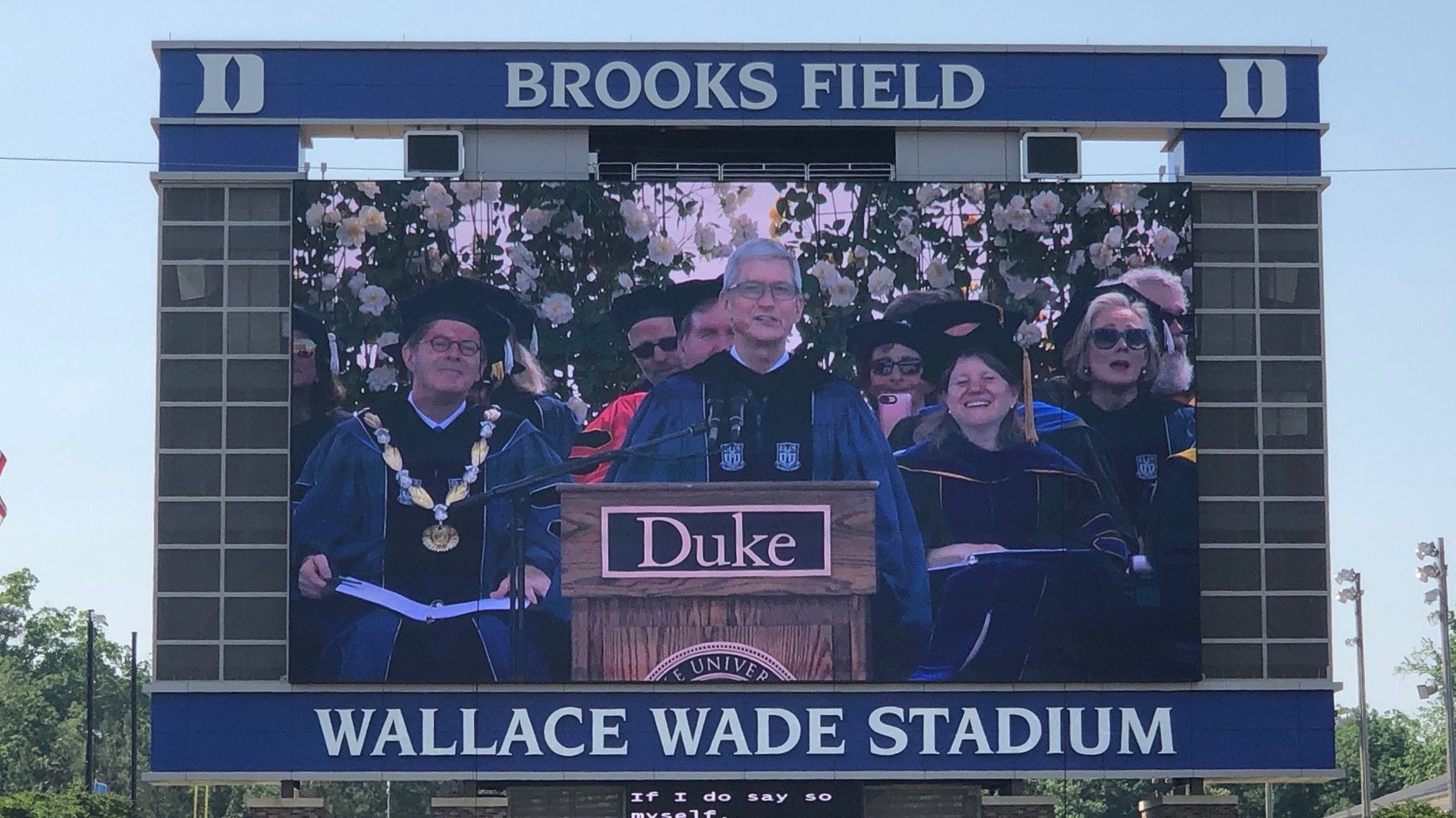 Tim Cook Encourages Fearlessness, Echoes Steve Jobs During Duke Commencement