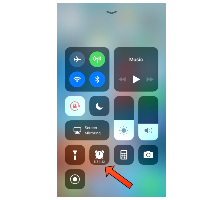 This Tweak Displays a Countdown to Your Alarm in Control Center