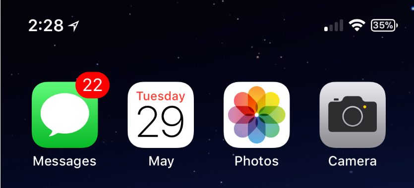 Monthlicon Displays the Current Month Under the Calendar App Icon