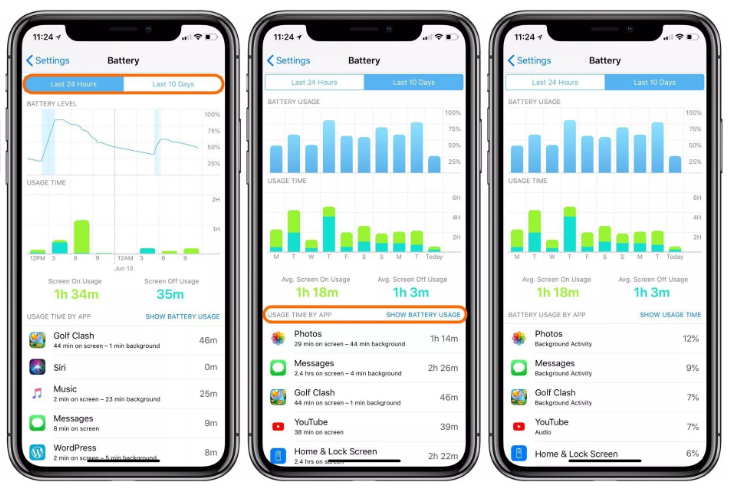  ​How to Use Enhanced Battery Statistics in iOS 12