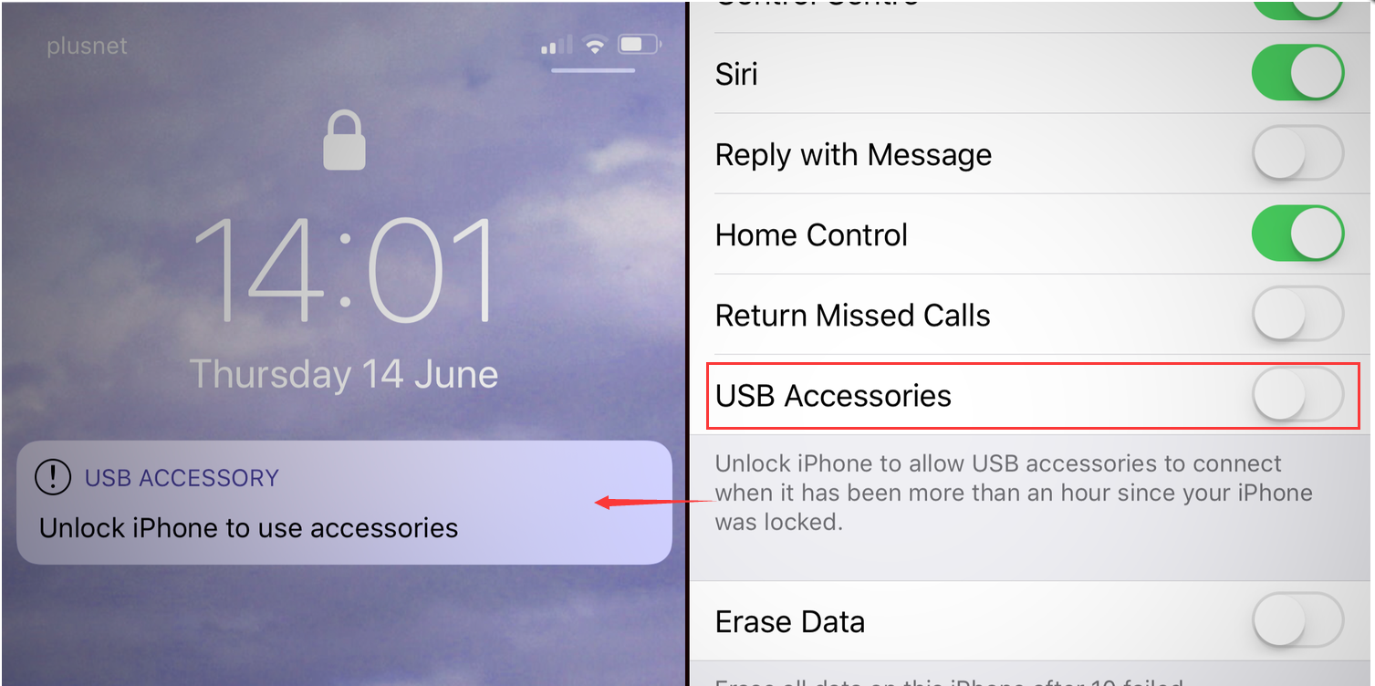 How to Use Apple's Latest 'USB Restricted Mode' in iOS 11.4.1?