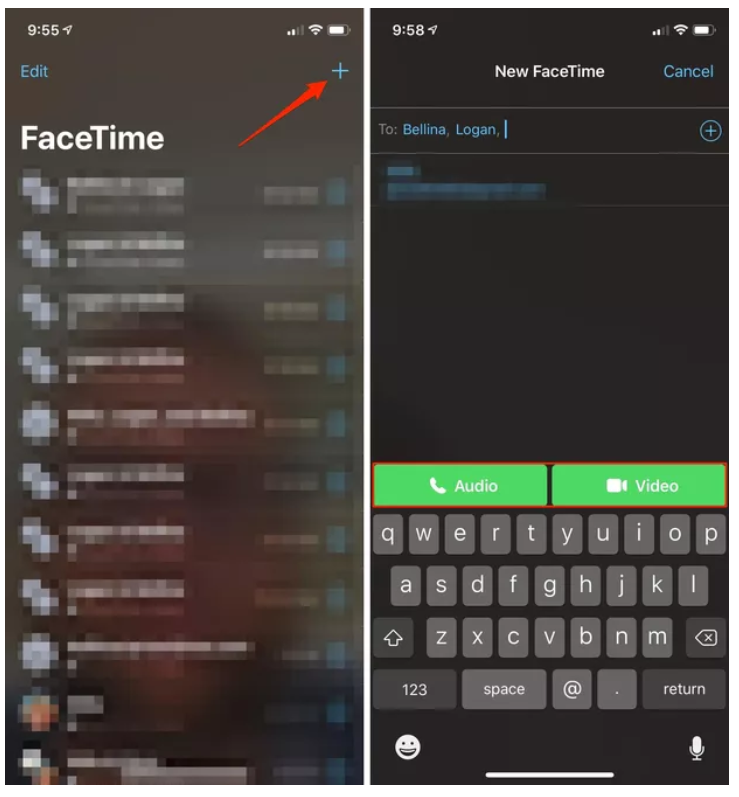 How to Create a Group FaceTime Call on iOS 12?