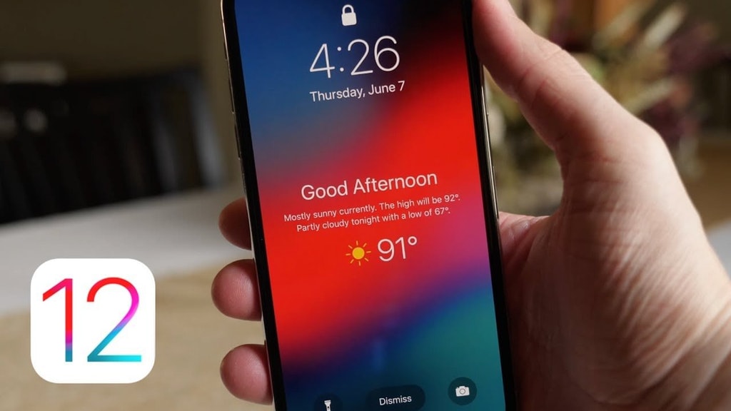 How to Show Weather on your iPhone Lock Screen with iOS 12?
