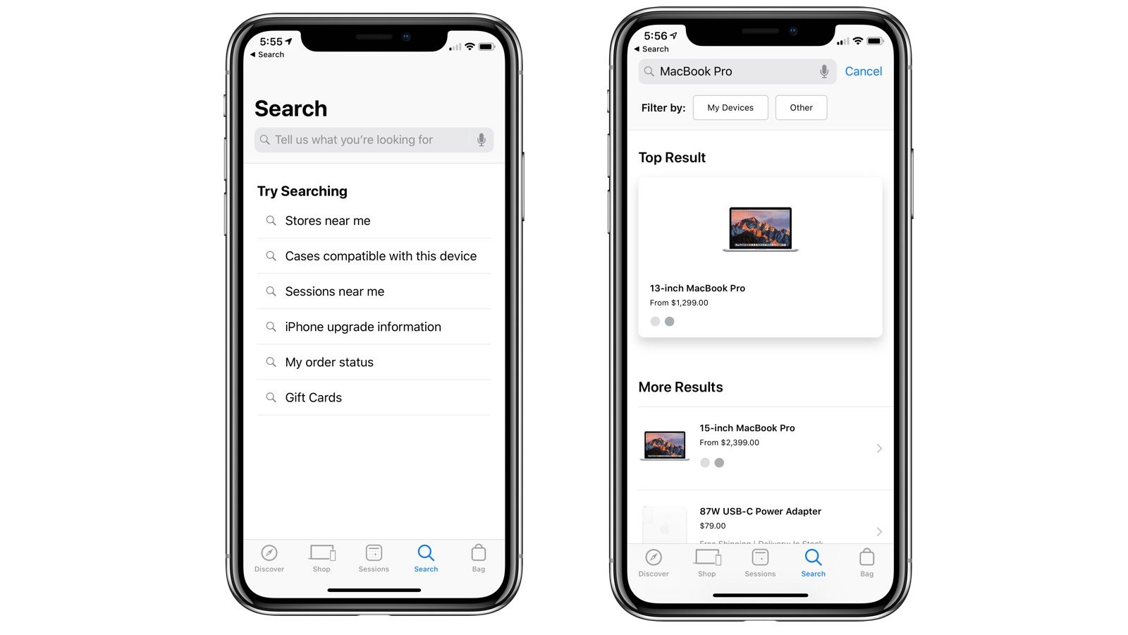 Apple Store App for iOS Update Brings Revamped Search Interface with Voice Support