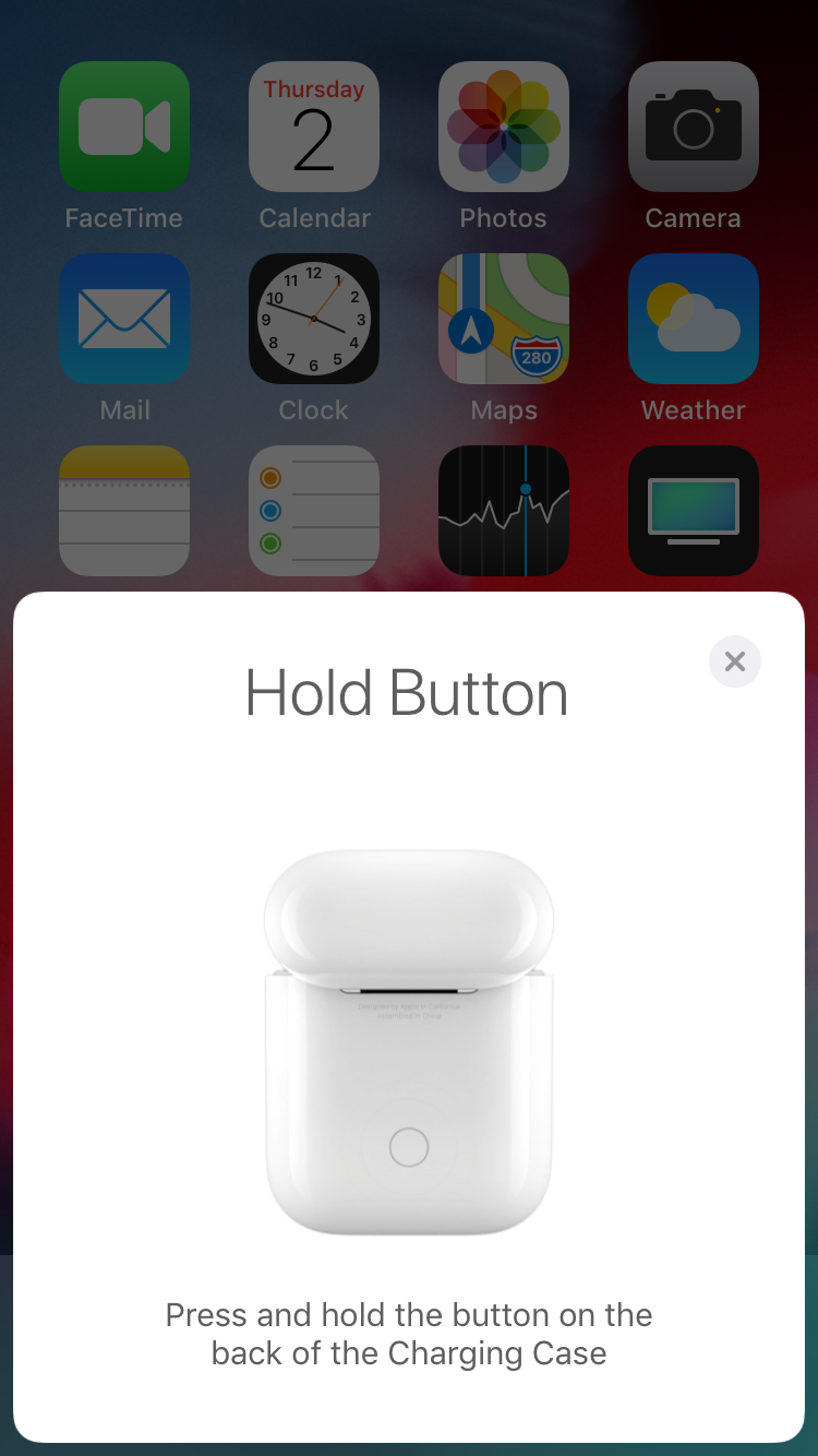 Connect airpods to online second iphone