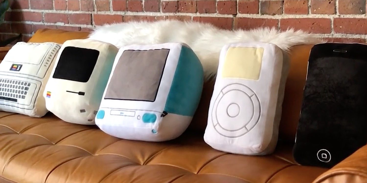 Kickstarter Campaign Offers Nostalgic Apple Pillow Collection 