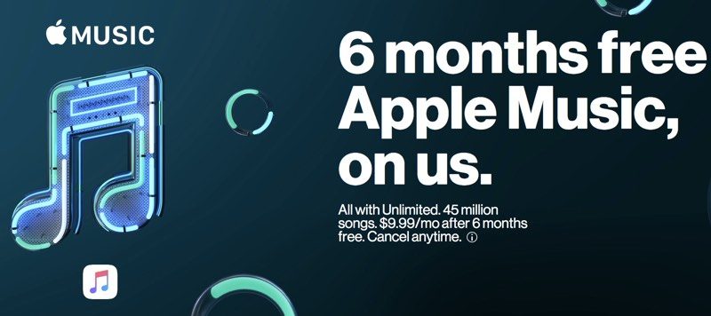 Verizon Subscribers Can Now Sign Up for Six Free Months of Apple Music