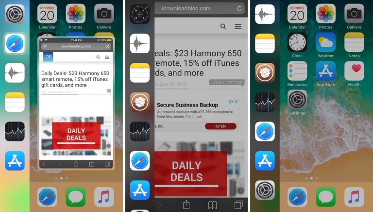 Adagio is a Modernized Quick Switcher for Jailbroken iOS 11 Devices