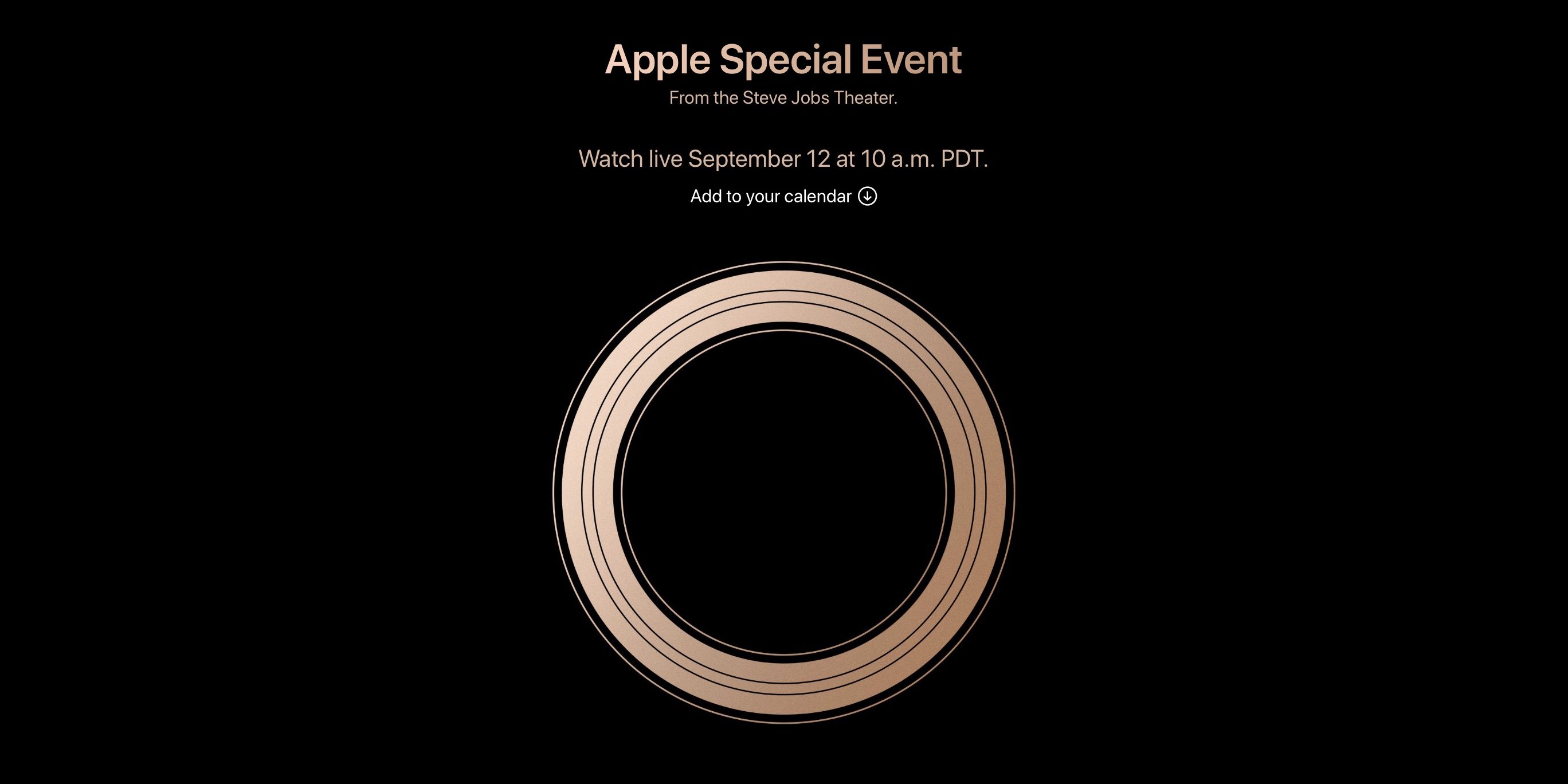 Apple Will Live Stream 2018 iPhone Event on September 12