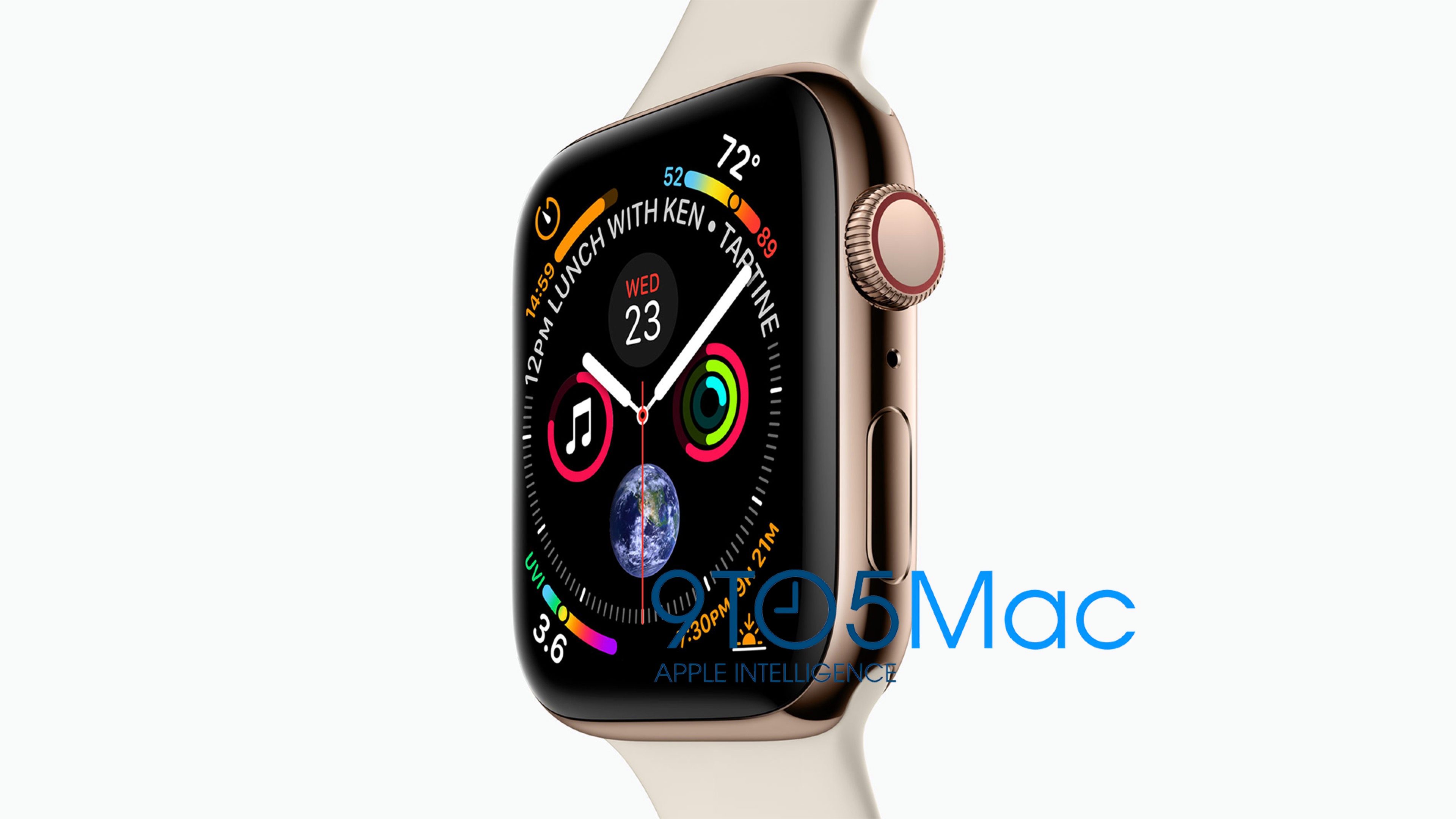Apple Watch Series 4 Leak Reveals Larger Display and New Watch Face