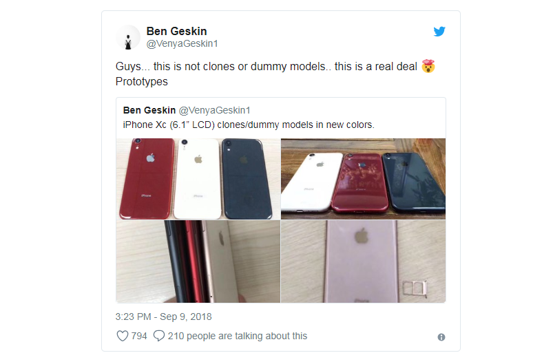  Benjamin Geskin Has Disclosed That the Leaked iOS Devices are Real 
