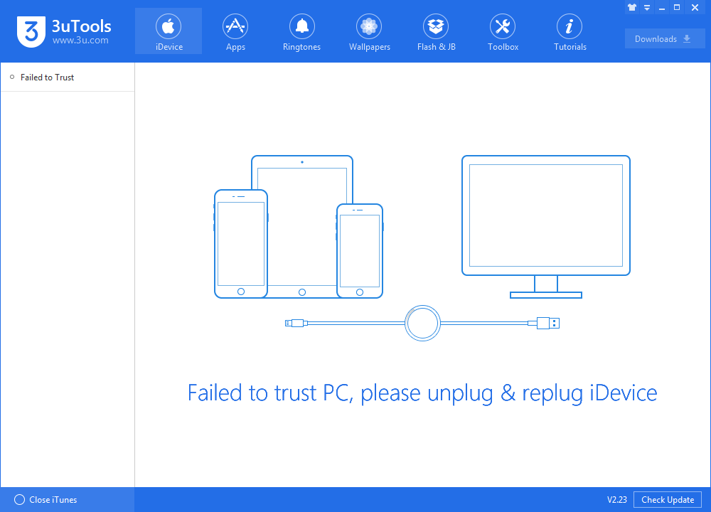 3uTools Frequently Prompts “Connection Timeout”? 