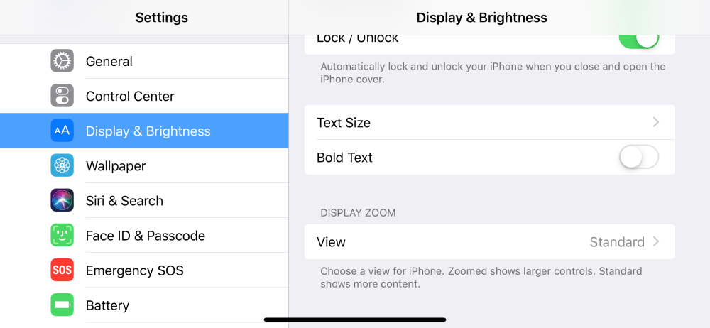 iPhone XS Max Includes Display Zoom Accessibility Feature Unlike iPhone X and XS