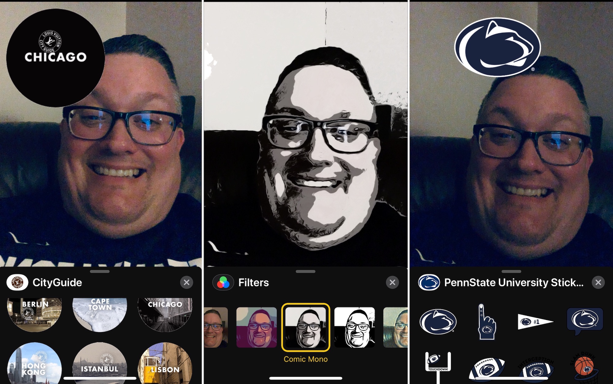 How to Use FaceTime Camera Effects like Animoji and Stickers During Video Calls?