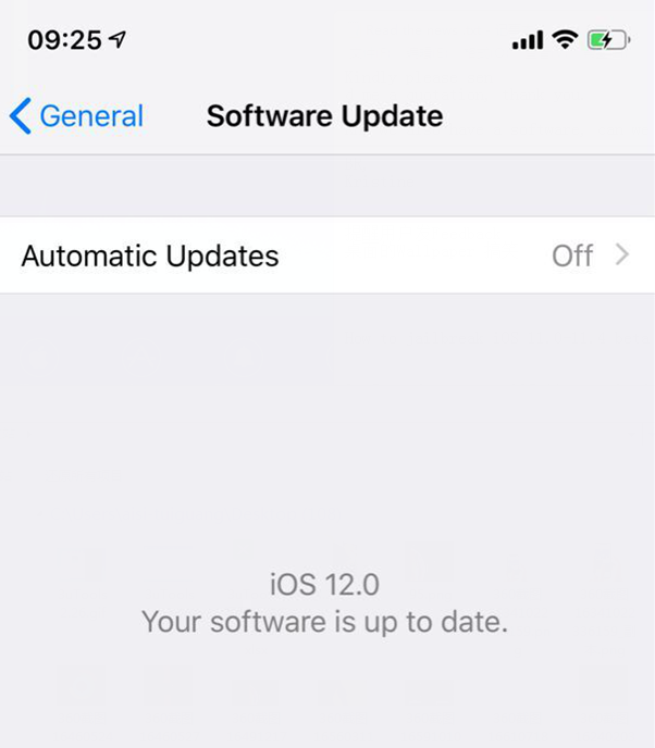 How to Turn Off iOS Update Reminder on iOS 12?