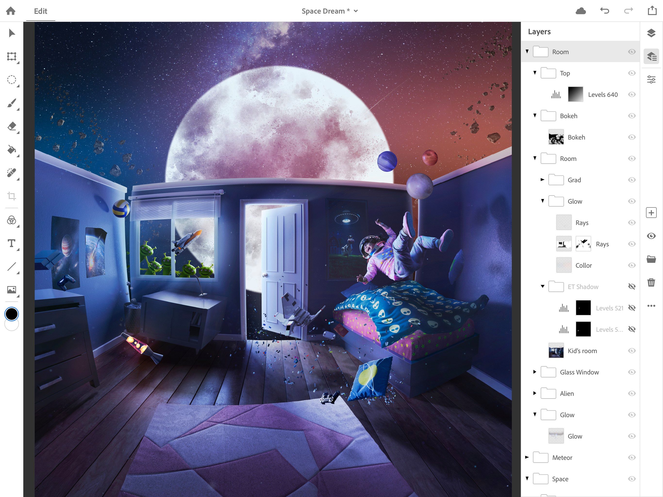 Adobe Announces Full Photoshop CC for iPad Shipping 2019, Syncs with Desktop