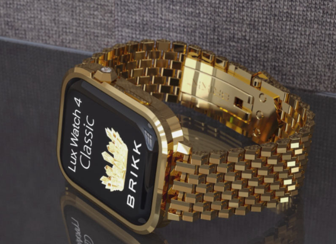 Brikk Offers Custom 18K Gold Apple Watch Series 4 