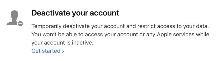 How to Temporarily Suspend Your Apple Account?