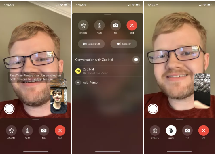 FaceTime Live Photos Returns in iOS 12.1.1, Flip Camera UI Improved