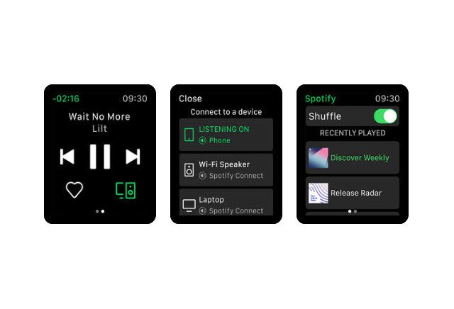 Spotify Comes to Apple Watch with Limited set of Options