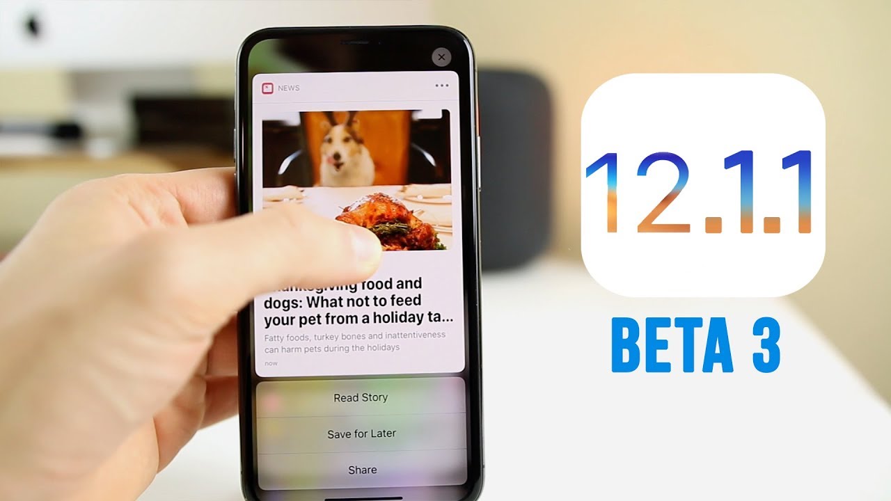 Apple Seeds Third Beta of iOS 12.1.1 to Testers