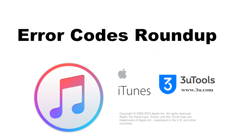 Roundup: Error Codes in iTunes/3uTools 