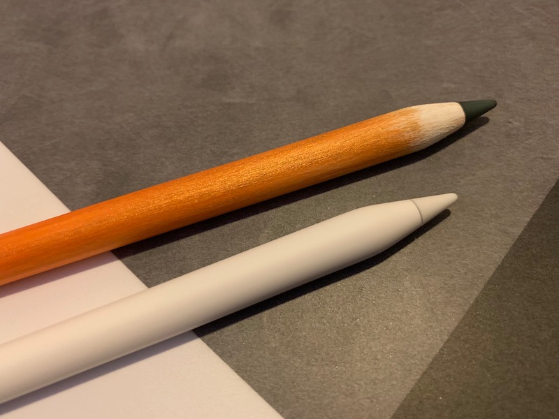 The Sandpapered Apple Pencil Looks Like a Real Pencil