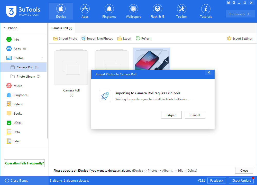 How to Fix Cannot Import Photos to the Camera Roll?