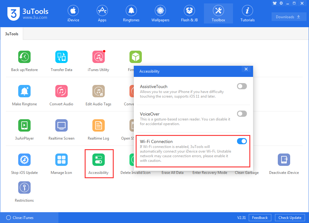 How to Enable Wi-Fi Connection?