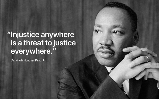 Apple's Homepage Again Honors Dr. Martin Luther King Jr.