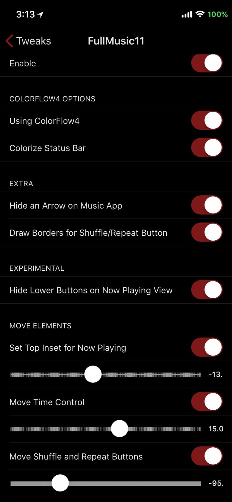 FullMusic11 – Bring Back Full Screen in Music App
