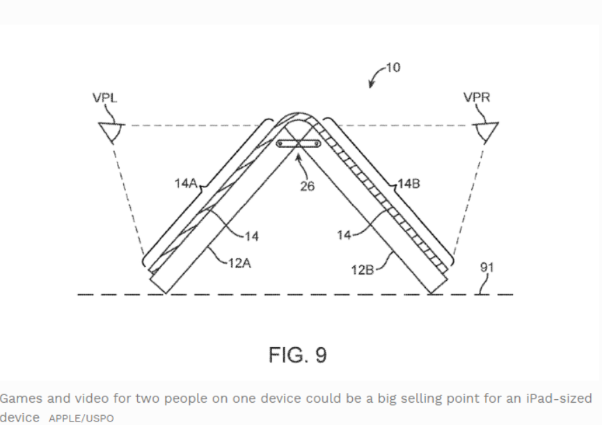 Foldable iPhone Suggested in New Apple Patent