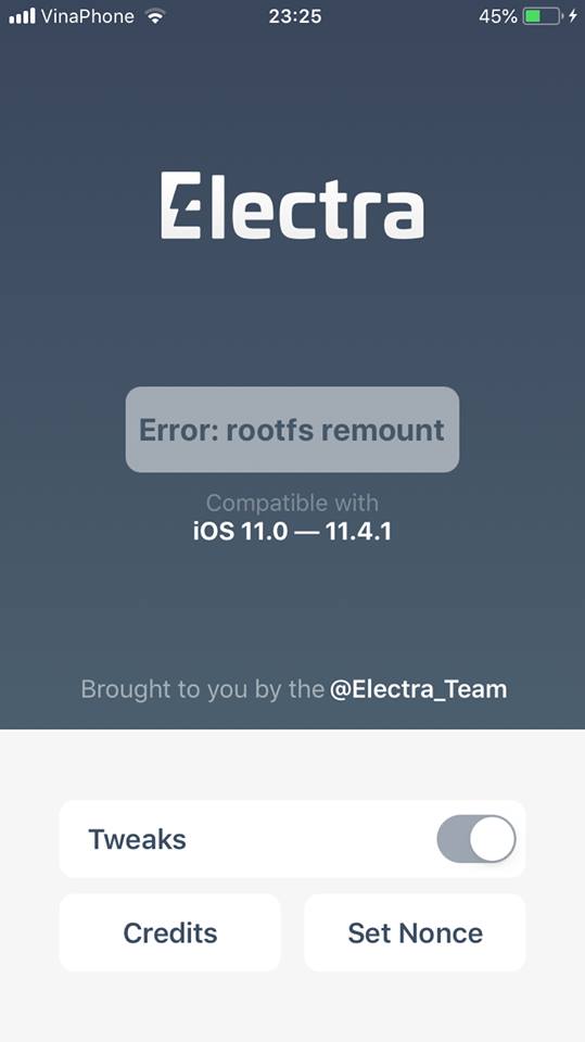 How to Fix “error: rootfs remount” on Electra Jailbreak?